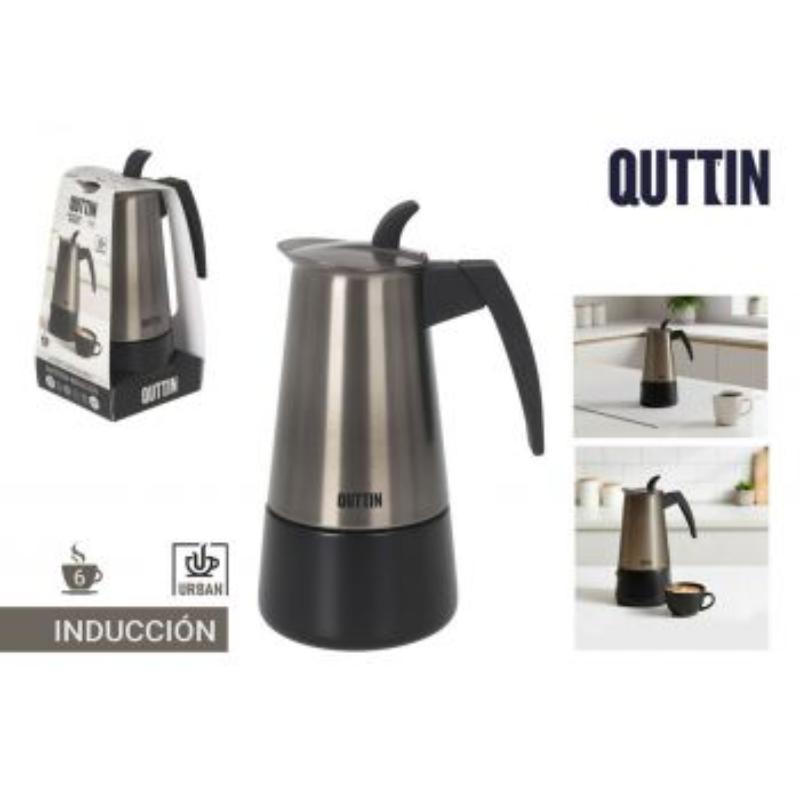 CAFETERA 6 SERV.INDUCCI.ALUM.ECOOK QUTTIN