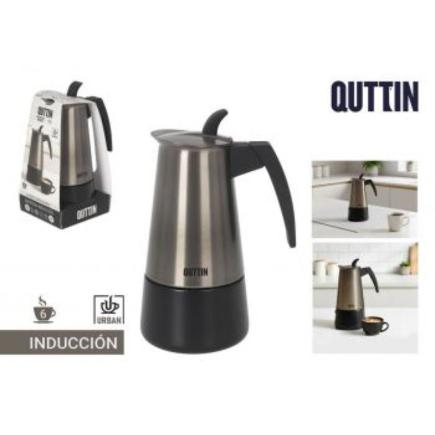 CAFETERA 6 SERV.INDUCCI.ALUM.ECOOK QUTTIN