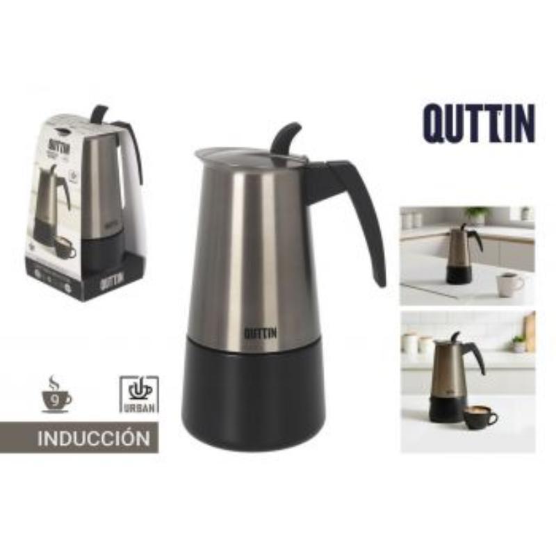 CAFETERA 9 SERV.INDUCCI.ALUM.ECOOK QUTTIN