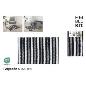 ALFOMBRA ALGODON 60X90 NEGRO-BLANCO MOBLEKIT