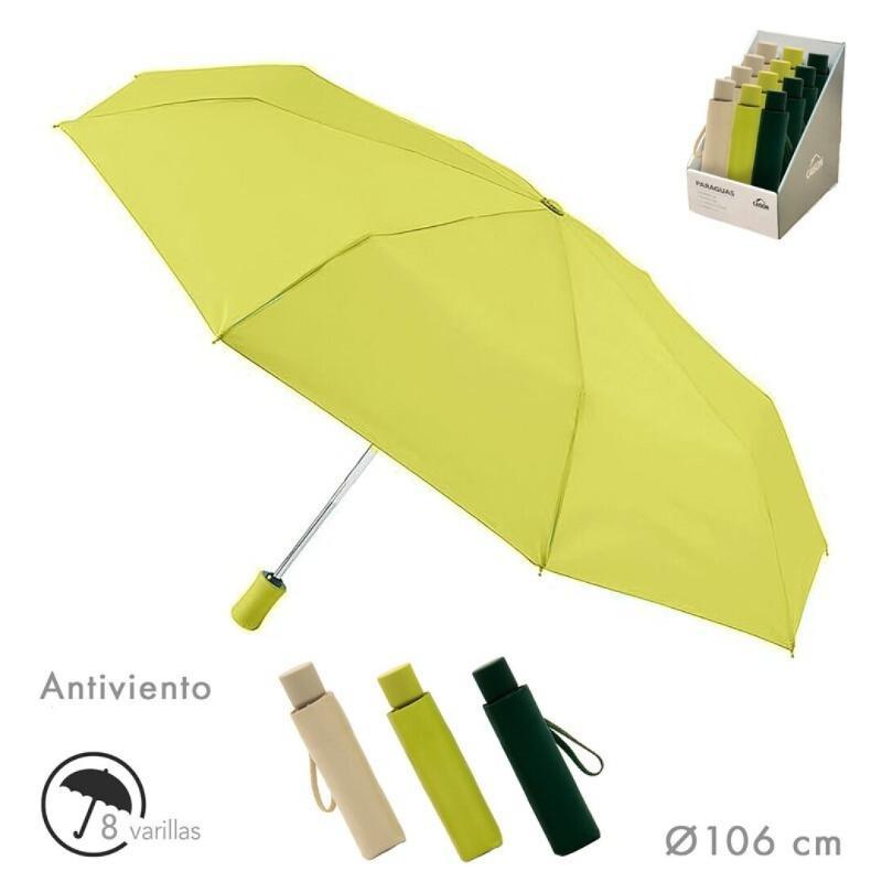 PARAGUAS PLEGABLE AUTO LISO GREEN SURT/3