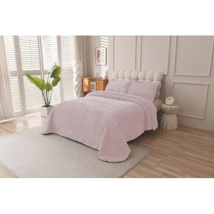 COMFORTER SHERPA EFECTO DN ALICE NUDE 200X260