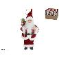 PAPA NOEL C/REGALO 20 CM ROJO 2STD