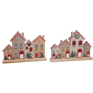 CASA MADERA LUZ COBRE 15 PC 2 STD 25X4.5X17.5 CM