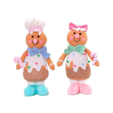 MUÑECO JENGIBRE DE PIE 2 STD 18X10X36 CM CANDY