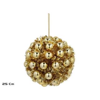 BOLA NAVIDAD 25 CM DORADO SELMA