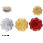 SET 7 PLATOS PAPEL EFECTO LASER 20.5 CM 3 SURT