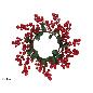 CORONA NAVIDAD BAYAS ROJAS 60 CM CABAYIH