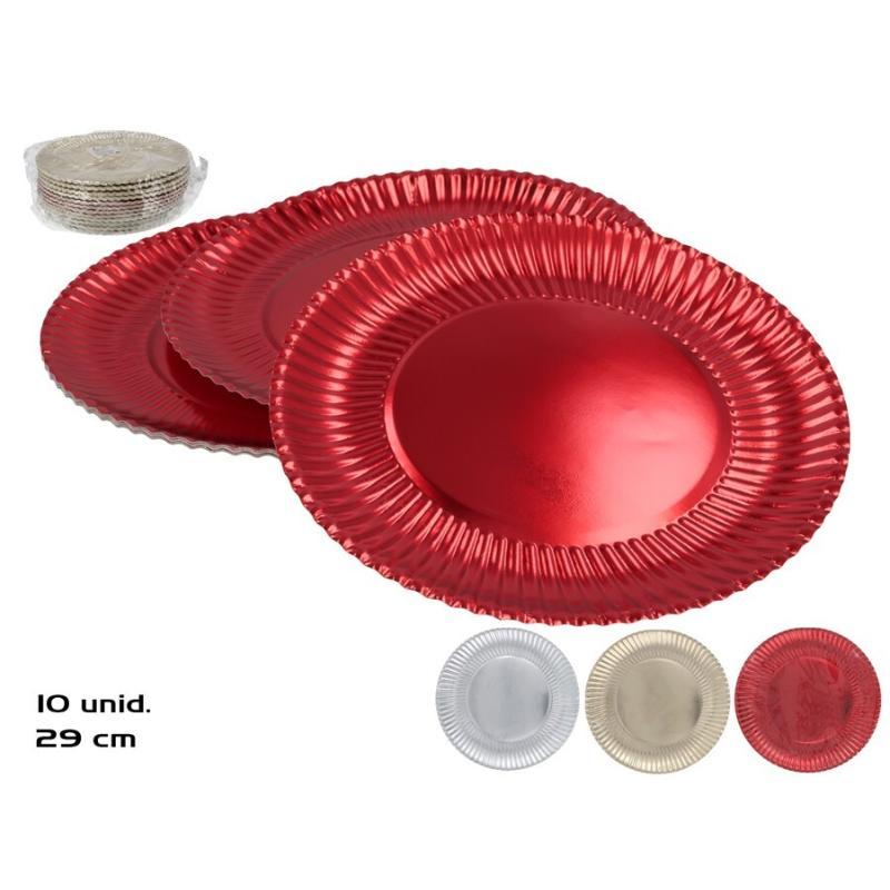 PLATOS X10 PAPEL 29 CM 3 STD