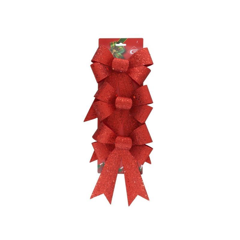 SET 3 LAZOS ROJO 15X24 CM LAMAR