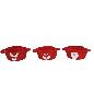 CESTA 3 STD 26X19X8 CM ROJA ANKA