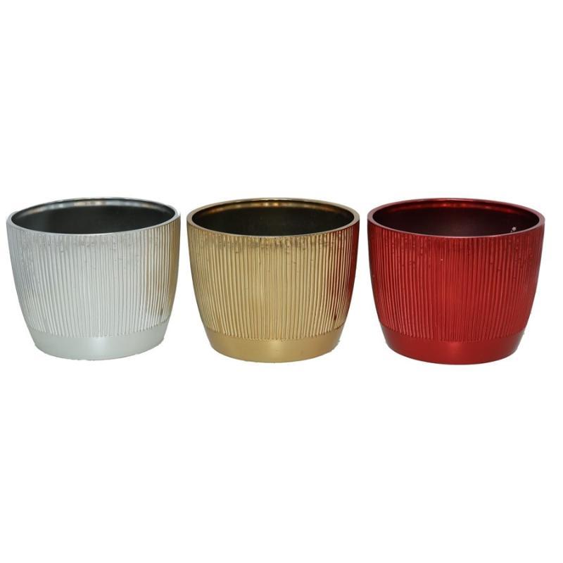 MACETA DECO 3 STD 16X12.5X12 CM LERI