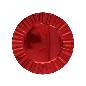 BAJOPLATO 33X33X1.8 CM ROJO KENO