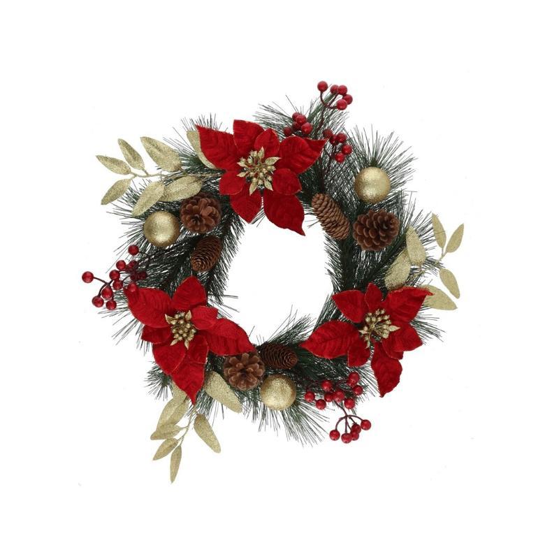 CORONA DE NAVIDAD 45 CM GOLSHIN