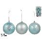 SET 20 BOLAS TUBO 8 CM AZUL SUAVE