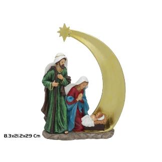 NACIMIENTO CON ESTRELLA 21.2X8.3X29 CM