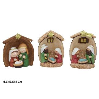 PORTAL NACIMIENTO 3 STD 8.6X6.7X12.2 CM