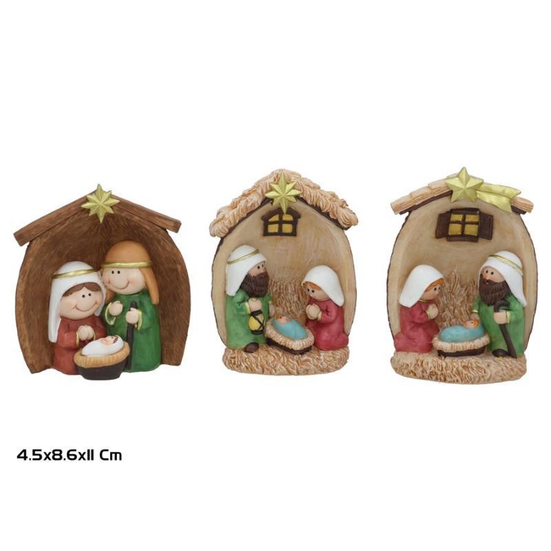 PORTAL NACIMIENTO 3 STD 8.6X6.7X12.2 CM