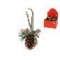 COLGANTE CANDY C/LAZO XMAS 12 CM