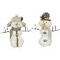 MUÑECO DE NIEVE 2 STD 37X14X44 CM