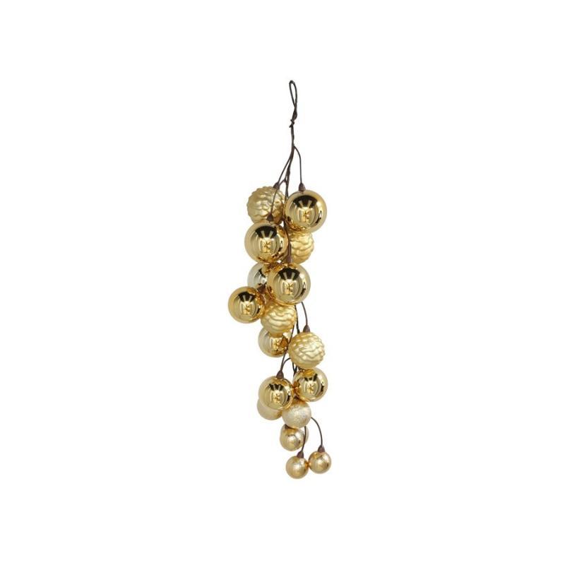 GUIRNALDA BOLAS 57 CM ORO