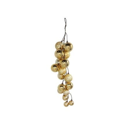 GUIRNALDA BOLAS 57 CM ORO