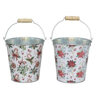 MACETERO METAL 2 STD 14XH14 CM FLORENS