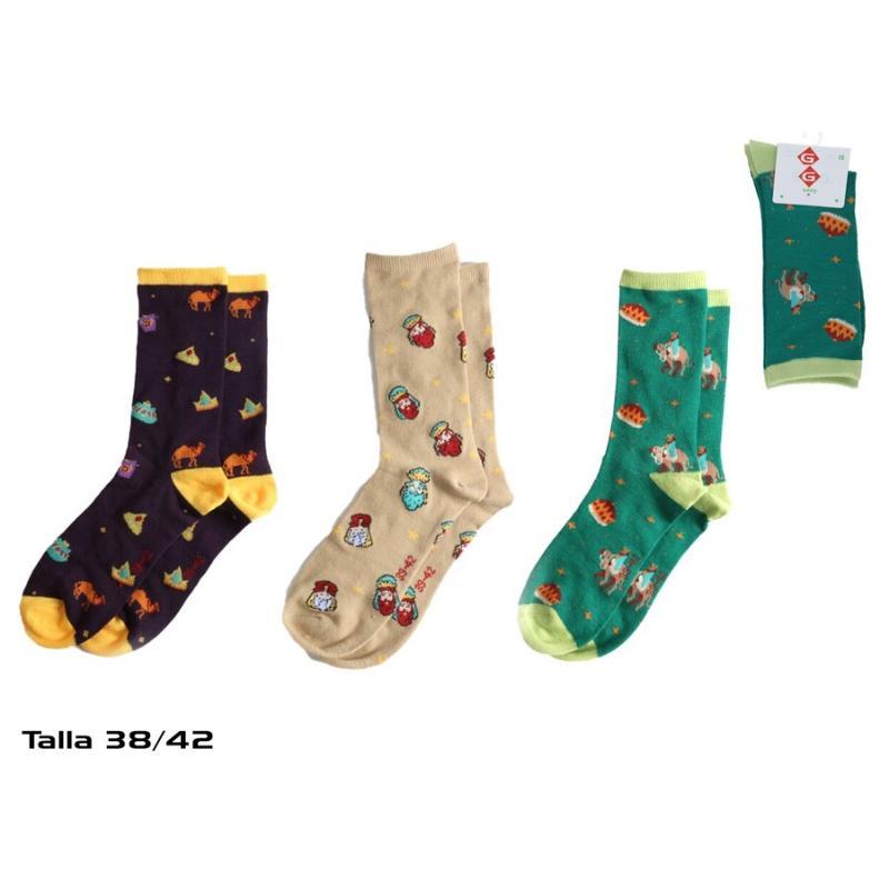 CALCETINES TALLA 38/42 3 STD REY MAGO