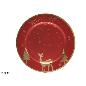 BAJOPLATO MINSK 33 CM ROJO/ORO