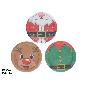 PLATO PAPEL NAVIDAD X24 3STD 18 CM