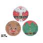 PLATO PAPEL NAVIDAD X24 3STD 23 CM