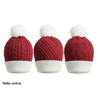 GORRO NAVIDAD ROJO 3 STD TALLA UNICA