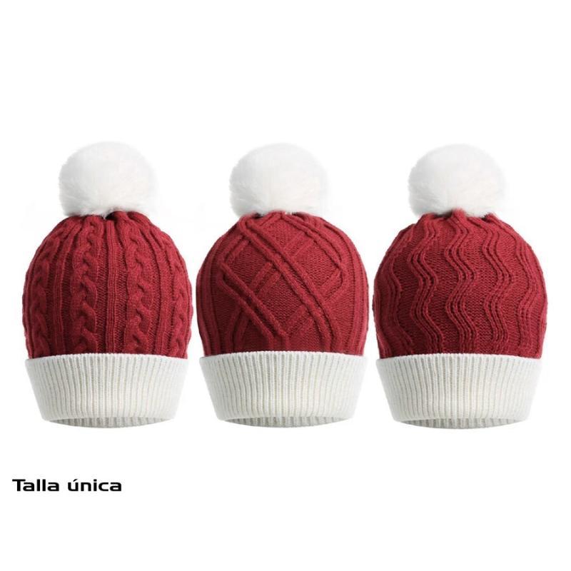 GORRO NAVIDAD ROJO 3 STD TALLA UNICA