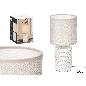 LAMPARA SOBREMESA CILINDRICA RELIEVE GRIS