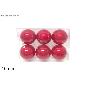 SET 6 BOLAS DE 10 CM ROJAS PERLADAS
