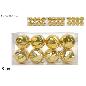 BOLA 8 CM 8 PZAS ORO