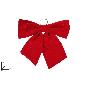 LAZO 44X46 CM EFECTO VELLO ROJO