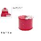 CINTA 6.3X270 CM EFECT VELLO ROJO