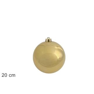 BOLA 20 CM LUCIDA CHAMPAGNE