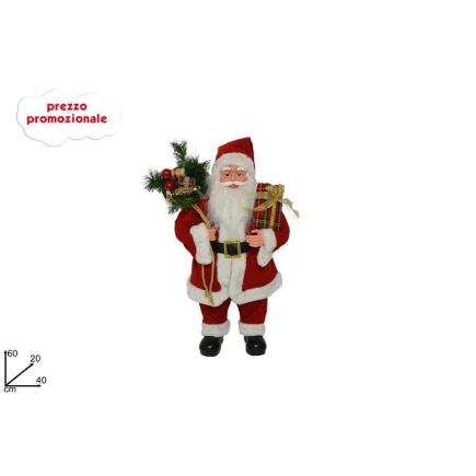 PAPA NOEL 60 CM C/SACO