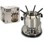 JUEGO FONDUE ACERO INOXIDABLE 18CM                