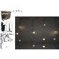CORTINA FLASH 100 LED 3X1.5 MT BLANCO CALIDO