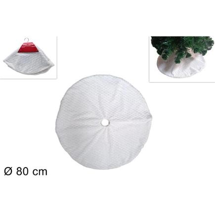 TAPETE DE ARBOL 80 CM BLANCO
