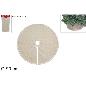 ALFOMBRA DE ARBOL 90 CM ACOLCHADO BEIGE CON LENTEJUELAS