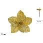 TALLO PONSETIA GLITTER ORO