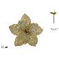 TALLO PONSETIA GLITTER CHAMPAGNE