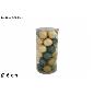 BOLAS 6 CM 30 PZ VERDE BOX PVC