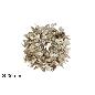 CORONA DE PUERTA 30 CM HOJAS CHAMPAN BRILLANTES