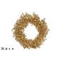 CORONA DE PUERTA 40 CM RAMAS DORADAS BRILLANTES
