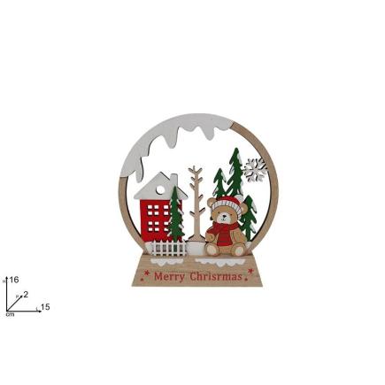 DECO.ESCENA NAVIDAD MADERA